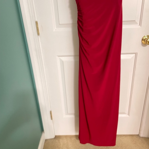 CHAPS ladies floor length, off shoulder dress - Picture 7 of 9